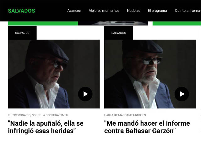 Captura de la web de Salvados (La Sexta)